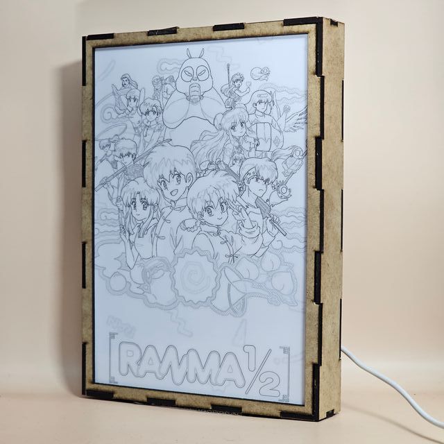 Lámpara LED Doble Imagen Ranma 1/2