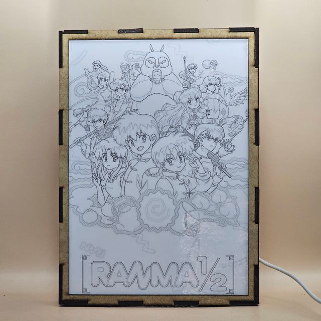 Lámpara LED Doble Imagen Ranma 1/2