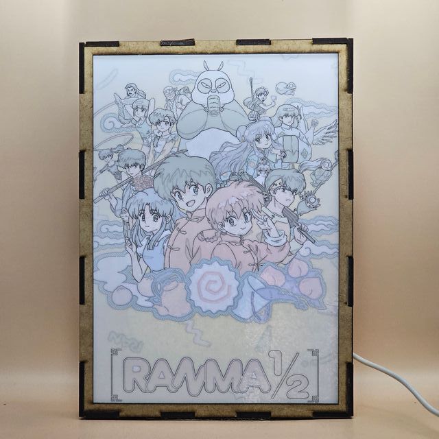 Lámpara LED Doble Imagen Ranma 1/2