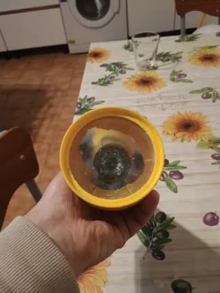 Torcia vintage gialla