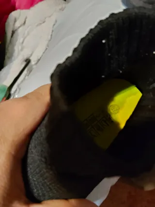 Zapatillas deportivas negras de punto
