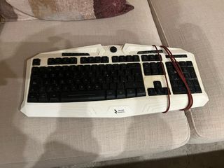 Teclado Mars Gaming Bianco e Nero
