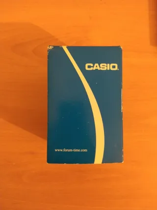 Reloj Casio Analógico Hombre Plata Blanco Nuevo