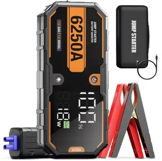 Arrancador Coche 6250A 30000mAh 12V Portátil