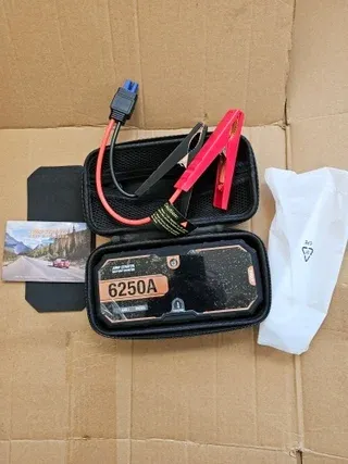Arrancador Coche 6250A 30000mAh 12V Portátil