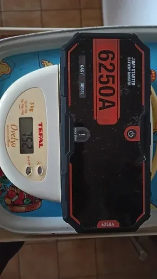 Arrancador Coche 6250A 30000mAh 12V Portátil