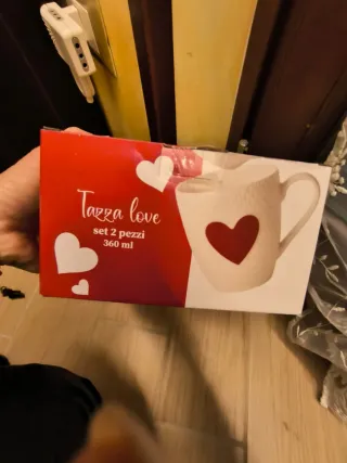 Set 2 tazze Brandani porcellana