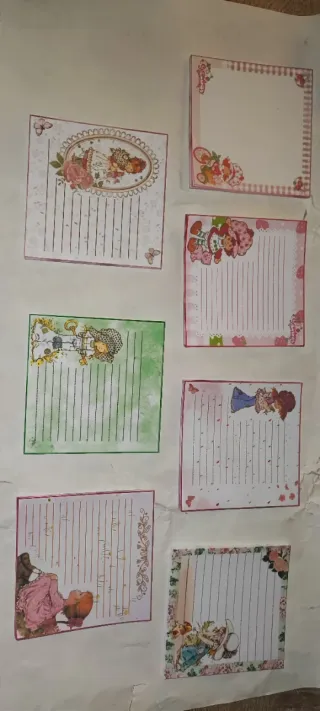 Hojitas pequeñas vintage colección