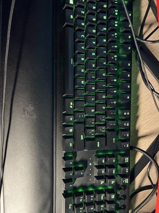 Teclado Gamer Razer Negro huntsman switch morados