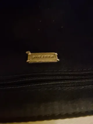 Bolso Parfois bandolera beige y amarillo