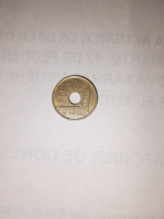 Moneda 25 Pesetas Castilla y León 1995