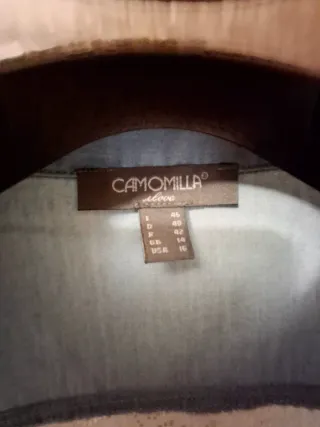 Camicia donna blu taglia 46