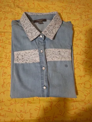 Camicia donna blu taglia 46