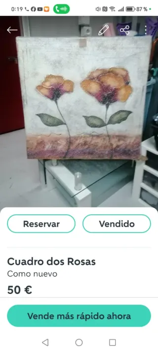 Cuadro dos Rosas