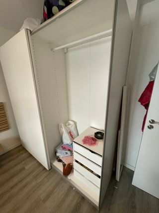 Armario PAX/HASVIK blanco 200cm