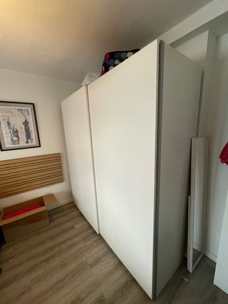 Armario PAX/HASVIK blanco 200cm