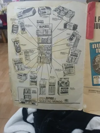 Álbum de cromos Nuestro Mundo 2 Bimbo de 1968