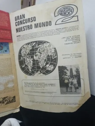 Álbum de cromos Nuestro Mundo 2 Bimbo de 1968