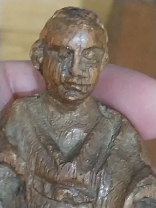 Talla madera romana Senador General El Caeco