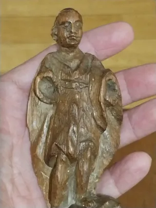 Talla madera romana Senador General El Caeco