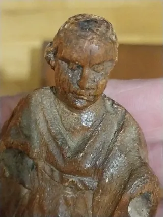 Talla madera romana Senador General El Caeco