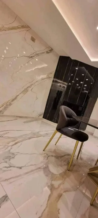 Pintura efecto mármol negro