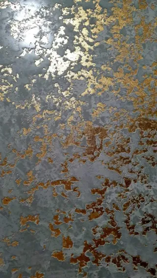 Pintura efecto mármol negro