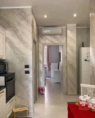 Pintura efecto mármol negro