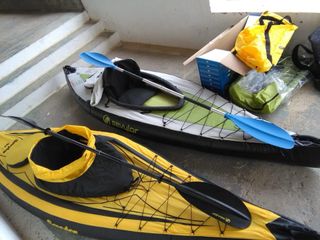2 Kayaks Hinchables Sevylor + Accesorios