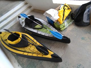 2 Kayaks Hinchables Sevylor + Accesorios