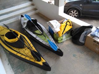 2 Kayaks Hinchables Sevylor + Accesorios