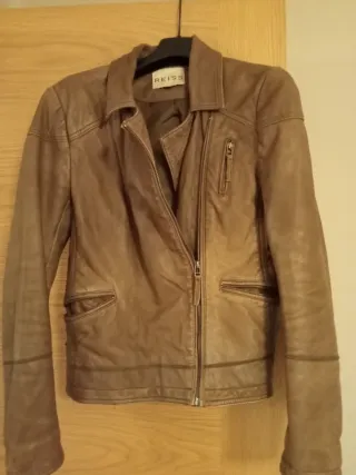 Cazadora de piel Reiss talla M