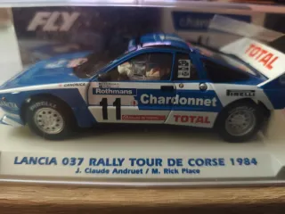 Coche slot Lancia 037 Rally Tour de Corse 1984