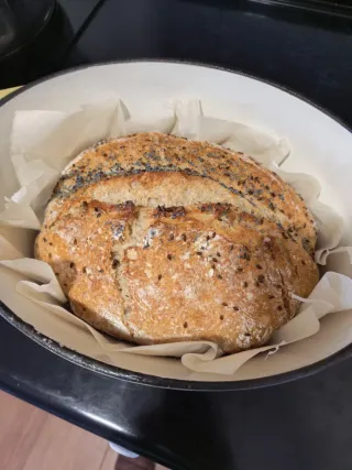 Pan 100% masa madre artesano