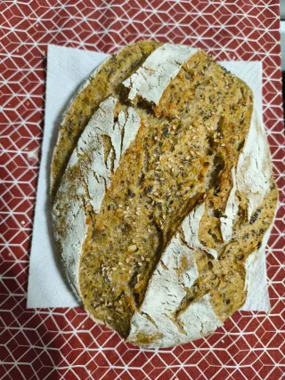 Pan 100% masa madre artesano