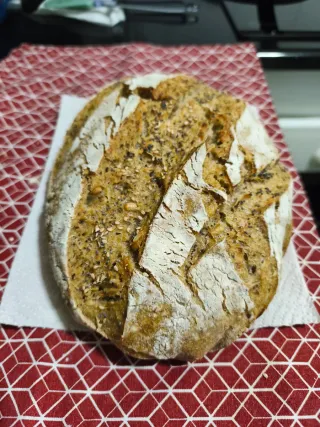 Pan 100% masa madre artesano