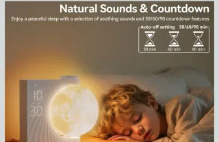 Reloj Despertador Luz Sunrise Sonidos Naturaleza