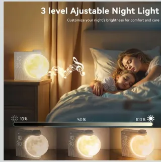 Reloj Despertador Luz Sunrise Sonidos Naturaleza