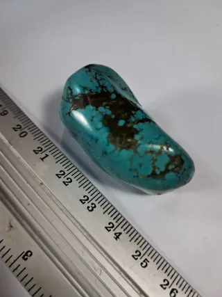 Ciondolo in Turchese con venature marroni