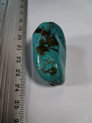 Ciondolo in Turchese con venature marroni