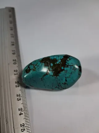 Ciondolo in Turchese con venature marroni