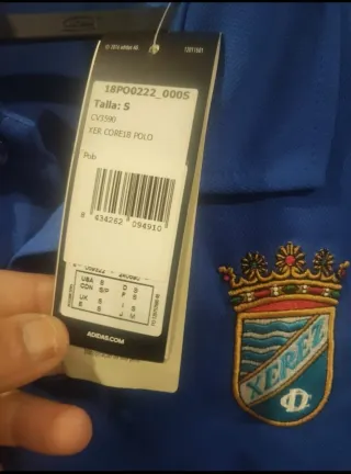 Camisa Polo Adidas Xerez CF Talla S