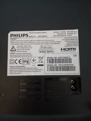 Monitor TV Philips 21,5 con HDMI