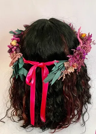 Coronas de comunión flores preservadas