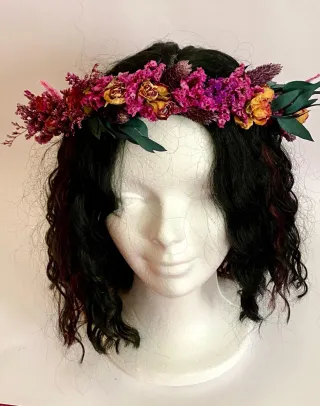 Coronas de comunión flores preservadas