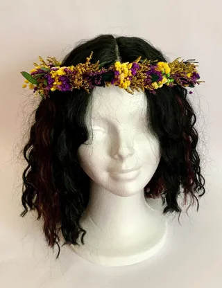 Coronas de comunión flores preservadas