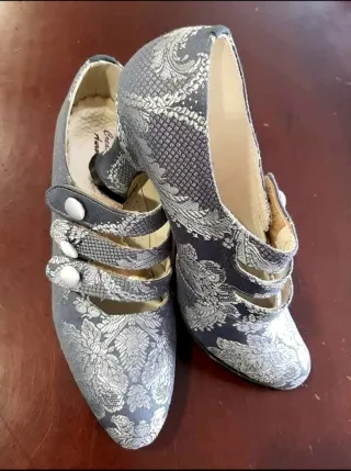 Traje de Fallera Gris/Plata