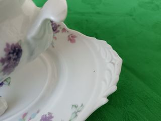 Centrotavola in porcellana floreale