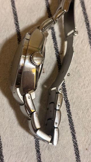 Reloj Automático Bering Beige y Plateado