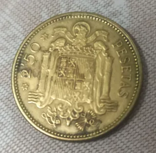 2 MONEDAS ESPAÑA 2,5 PESETAS 1953 *54 y 56 FRANCO